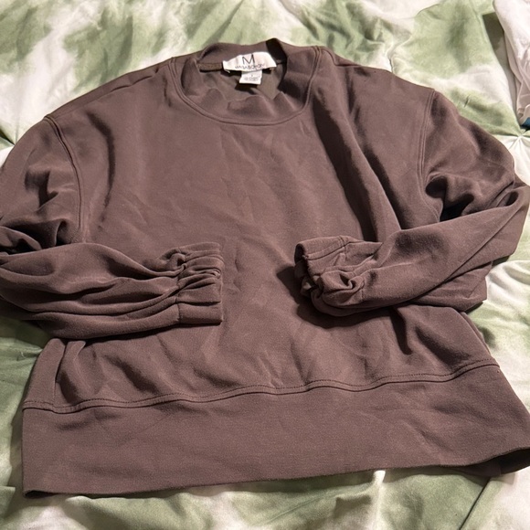Magaschoni Brown Crewneck Top - Picture 1 of 2